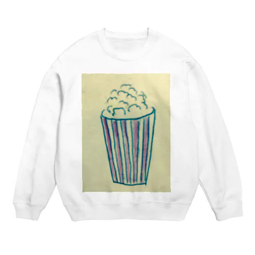 ポップコーンのゆるゆる Crew Neck Sweatshirt