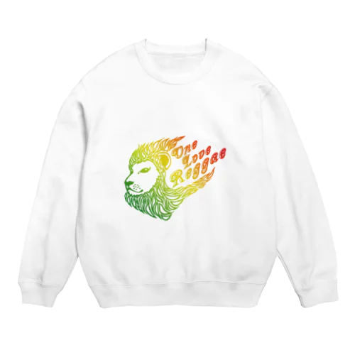 One Love Reggae（グラデ） Crew Neck Sweatshirt