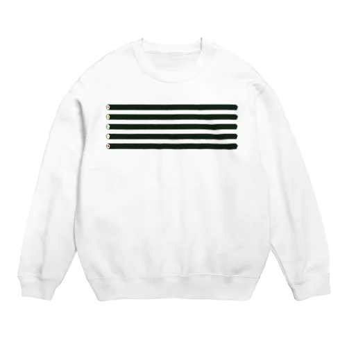 お寿司・巻物 Crew Neck Sweatshirt