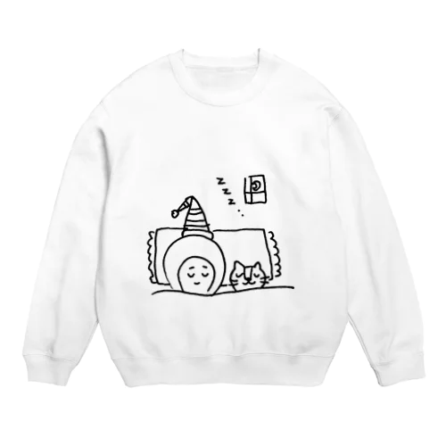 煮玉子のおやすみ Crew Neck Sweatshirt