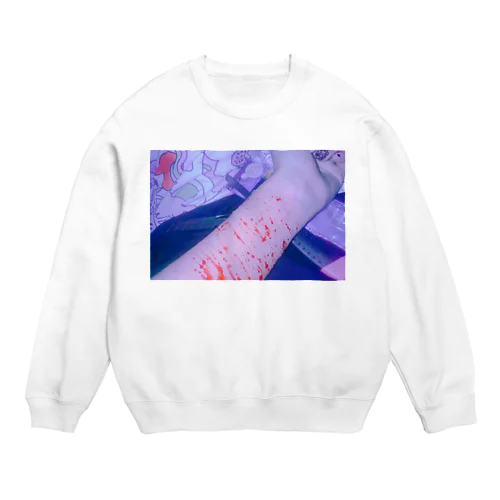 友達のコンカフェ嬢 Crew Neck Sweatshirt