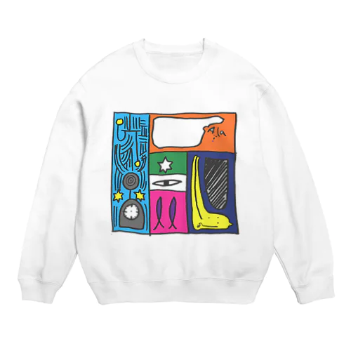 同じ時間に起きていること Crew Neck Sweatshirt