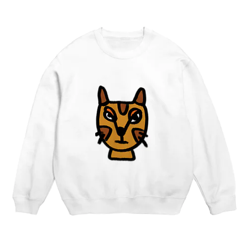 猫なの？虎なの？ Crew Neck Sweatshirt