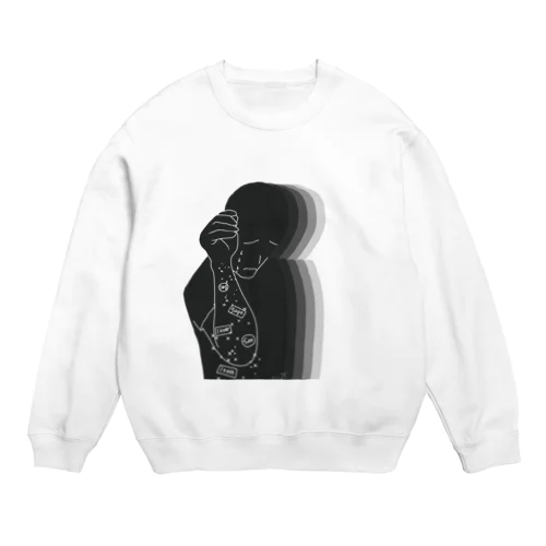 出費が多くて辛い人 Crew Neck Sweatshirt