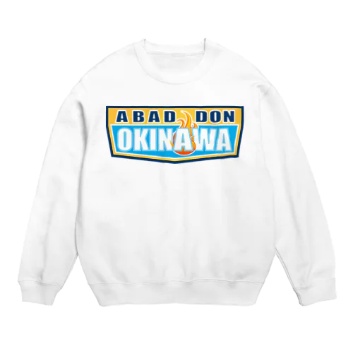 ABADDON OKINAWA BLUE LOGO スウェット