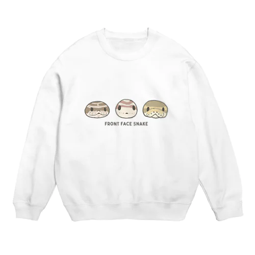 Front face snake Crew Neck Sweatshirt