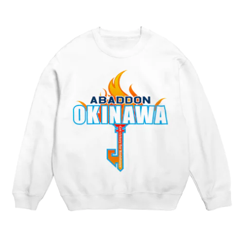 ABADDON OKINAWA BLUE KEY Crew Neck Sweatshirt