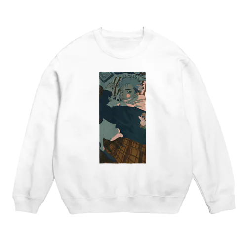 動物シリーズ（ネコ） Crew Neck Sweatshirt