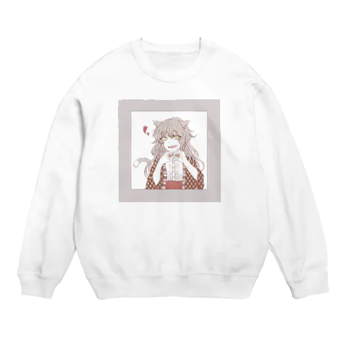 cat Crew Neck Sweatshirt