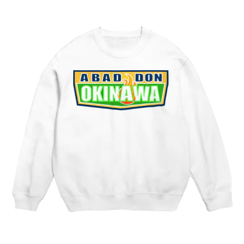 ABADDON OKINAWA GREEN LOGO Crew Neck Sweatshirt