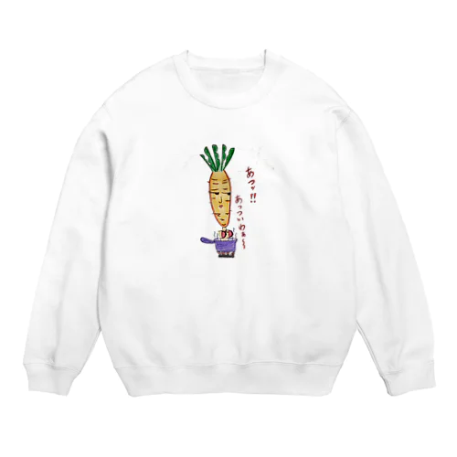 にんじん・ニジ子 Crew Neck Sweatshirt