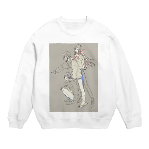 3人組 Crew Neck Sweatshirt