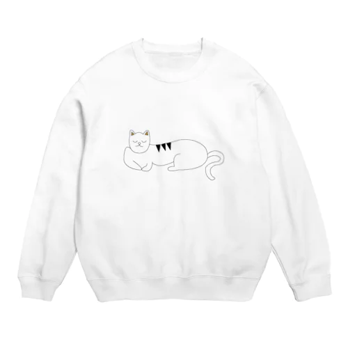 ネコっぽいの Crew Neck Sweatshirt