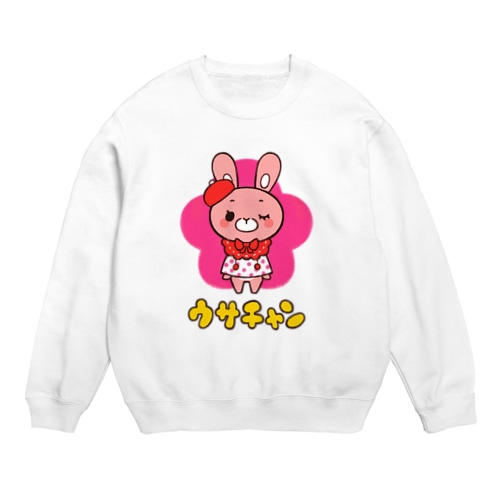 ウサチャン Crew Neck Sweatshirt