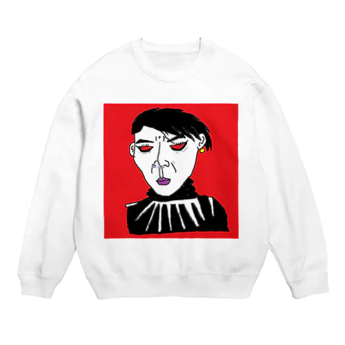 恐怖だけど！ Crew Neck Sweatshirt