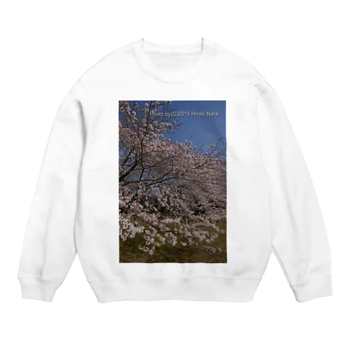 満開の桜 Crew Neck Sweatshirt