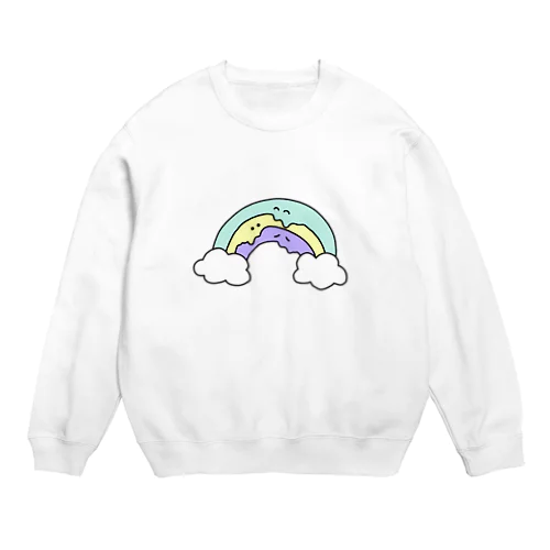 虹のおばけ Crew Neck Sweatshirt