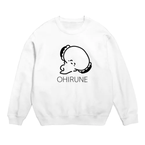 おひるね Crew Neck Sweatshirt