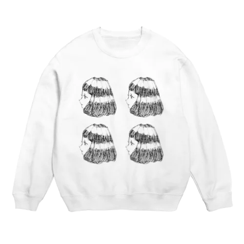 よこがおちゃん Crew Neck Sweatshirt