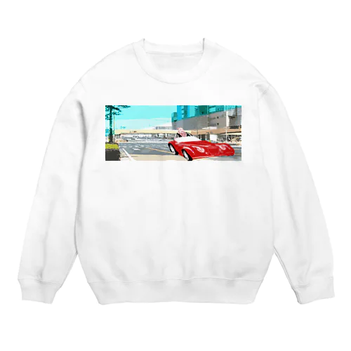 ドナ・ドナ・ドーナ孔子を乗せて～仙台に来た弟子を迎えに広瀬バスセンターへ行く Crew Neck Sweatshirt