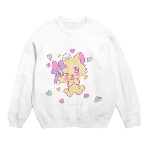 おにぎりチワワ メルヘンチワワ NAMACOLOVE るん♪ Crew Neck Sweatshirt