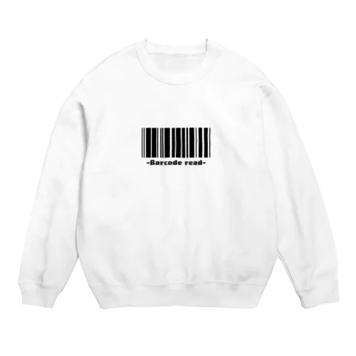 バーコードを読み取って！ Crew Neck Sweatshirt