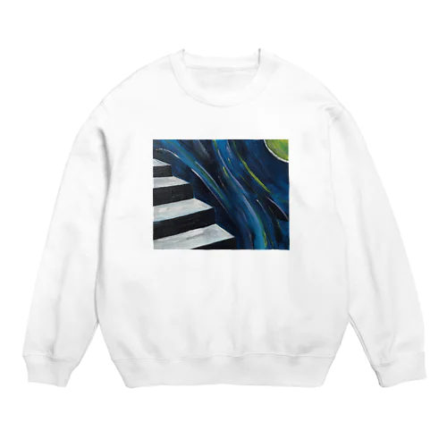 階段-かけら-2 Crew Neck Sweatshirt