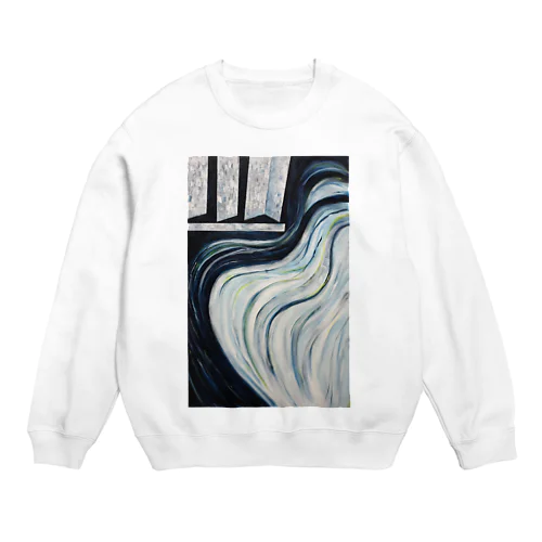 階段-浮かぶ- Crew Neck Sweatshirt