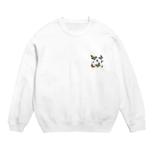 ビンテージバタフライ Crew Neck Sweatshirt