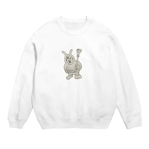 おっさんウサギ Crew Neck Sweatshirt