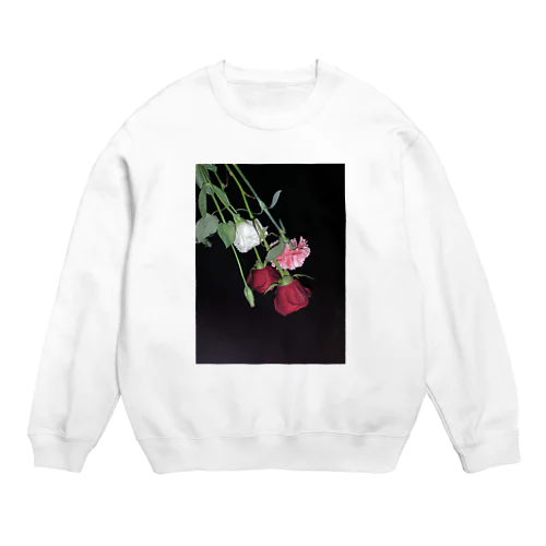 お花さん Crew Neck Sweatshirt