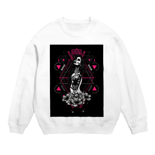 neo girl Crew Neck Sweatshirt