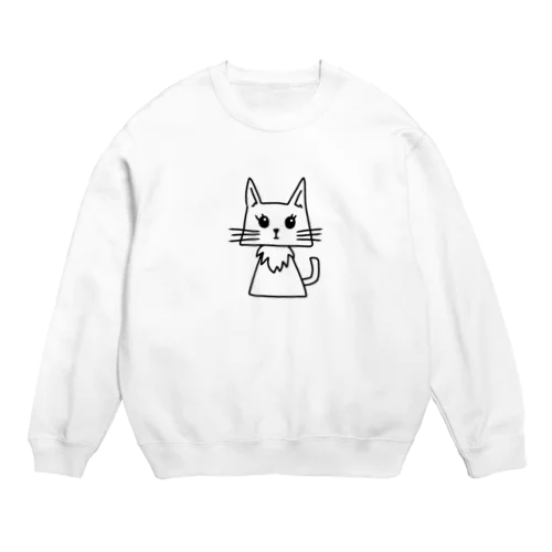 にゃんちゃん Crew Neck Sweatshirt