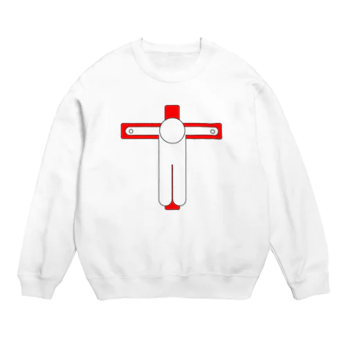 磔（はりつけ） Crew Neck Sweatshirt