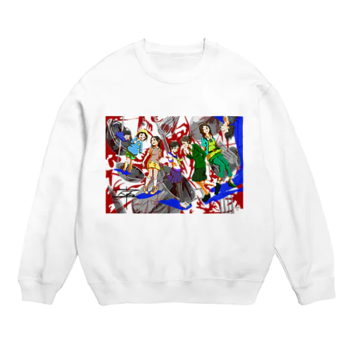 卒 Crew Neck Sweatshirt