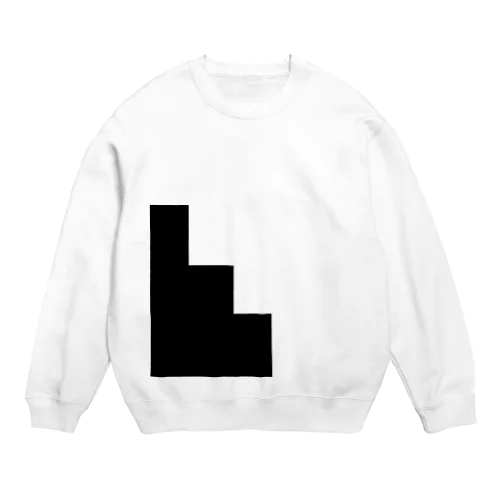 block Crew Neck Sweatshirt