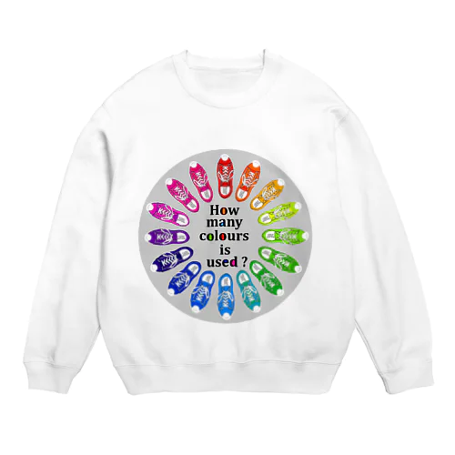 How many colours  is used ? Crew Neck Sweatshirt