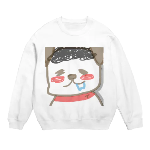 よだれわんこ Crew Neck Sweatshirt