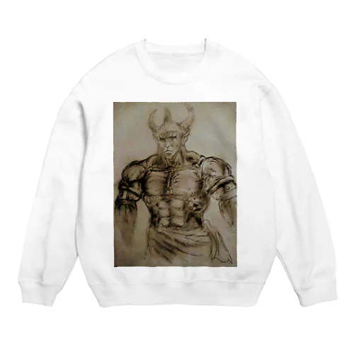 コロナをぶっ飛ばせ〜牛頭天王 Crew Neck Sweatshirt