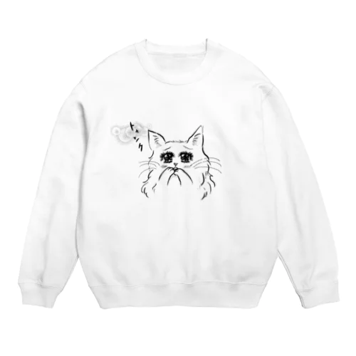 トゥンクねこ Crew Neck Sweatshirt