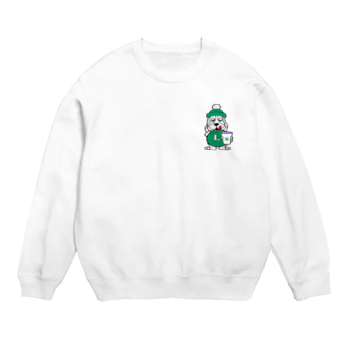 loose dog Crew Neck Sweatshirt