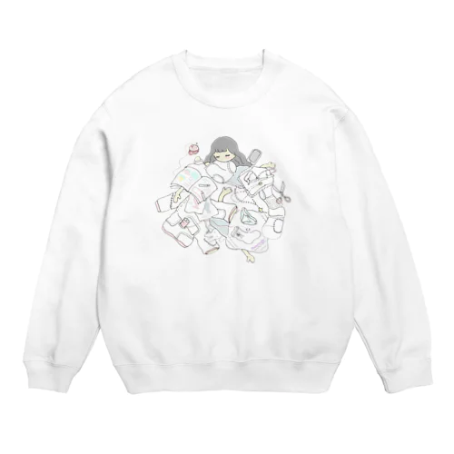 安心毛布 Crew Neck Sweatshirt