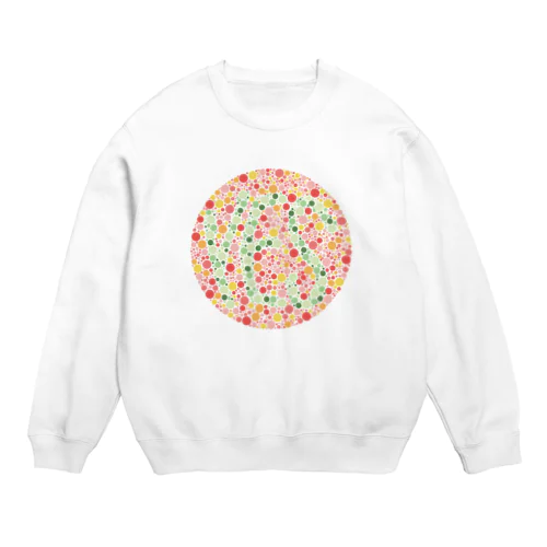 YES, Color blindness test Crew Neck Sweatshirt