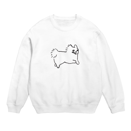 はしるチワワ Crew Neck Sweatshirt