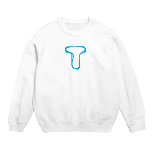 Tの気持ち (イニシャル) Crew Neck Sweatshirt