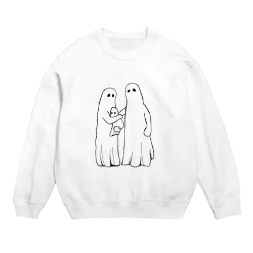 だっこおばけファミリー Crew Neck Sweatshirt