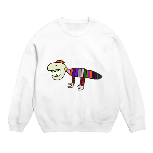 恐竜　デイノニクス Crew Neck Sweatshirt