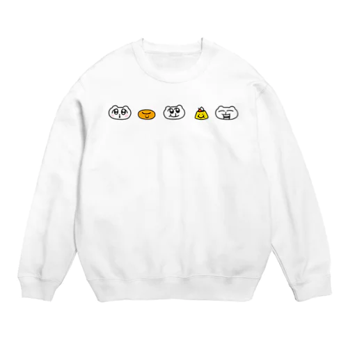 命３食べ物２挟み Crew Neck Sweatshirt