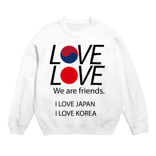 　日韓友好 Crew Neck Sweatshirt