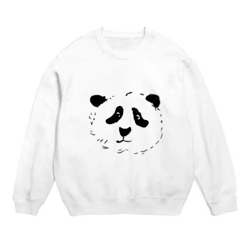 笹を正しく食べるパンダ Crew Neck Sweatshirt